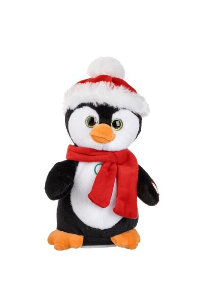 DD SHOP Pinguin Interactiv de Craciun cu Muzica & Miscare 32cm - Figurine Int...