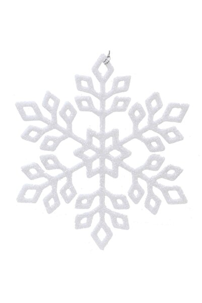 DD SHOP Ornament pentru Brad de Craciun Fulg Alb 15cm - Ornamente Fulgi