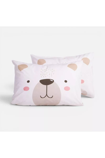 Nef Nef Homeware Μαξιλαροθήκη Χαρούμενη Αρκούδα (52Χ72) Nef-Nef Homeware
