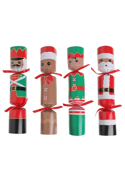 DD SHOP Crackers de Craciun 4 Figurine - 4buc - Cadouri Surpriza