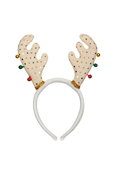 DD SHOP Coronita Par Cornite de Ren cu Clopotei de Craciun 13cm - Craciun-Ben...