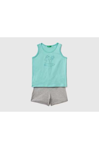 United Colors of Benetton Tank Top and Shorts Set