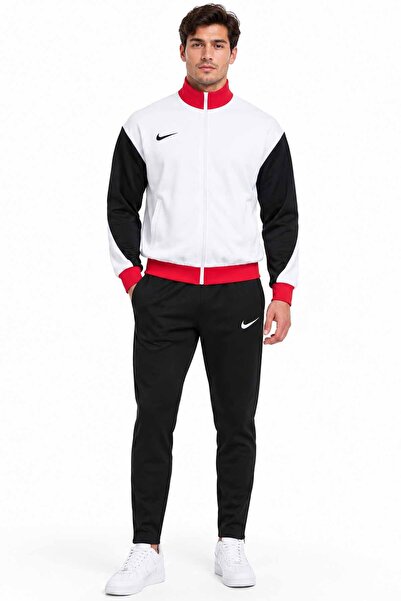 Nike Erkek Eşofman Takımı Tam Fermuarlı Spor Ceket ve Dar Paça Eşofman Altı B...