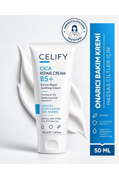 Cica Repair Cream B5+ Tahriş Olmuş Ciltlere Yatıştırıcı ve Bariyer Onarıcı Yüz& Vücut Bakım Kremi 50 ml