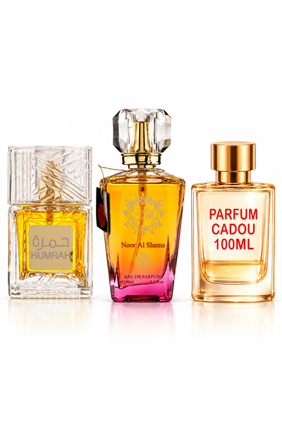 Al Fakhr Perfumes Pachet 3 Parfumuri + Humrah + Noor Al Shams + 1 x Parfum Cadou