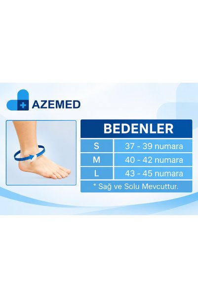 AZEMED Reflex Afo – Foot Drop and Gait Support Right Foot