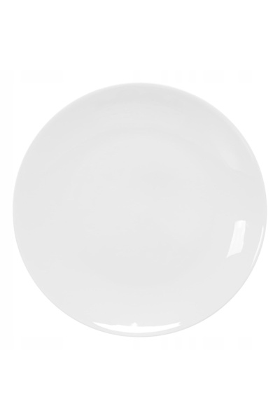 DUKAAN Farfurie Mic dejun Albă 19 cm Porțelan Felicia Modern DUKA