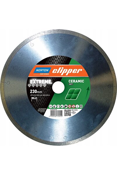 norton clipper Disc diamantat 230x25.4mm EXTREME CERAMIC SOFT