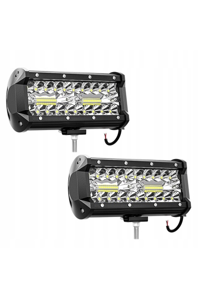 NO BRAND 2x 12V 24V 40x LED CREE 120W 16cm Proiector de lucru cu rază lungă, ...