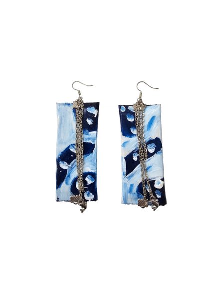 Marc Blue Long Earrings