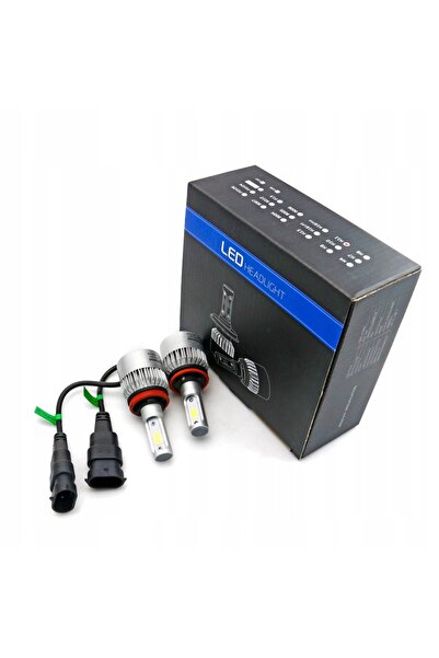 NO BRAND Becuri LED auto H9 16000lm S2 72W 12V 24V CANBUS cu ventilator 2 bucăți