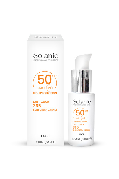 Solanie Fluid cream with high sun protection SPF 50 DryTouch 365 - 40 ml -
