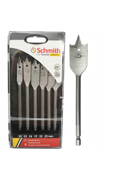 SCHMITH Set de burghie pentru lemn SQWLD-01