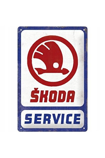 Nostalgic Art Poster metalic 20x30 Skoda Service - Un accesoriu cultivat cu p...