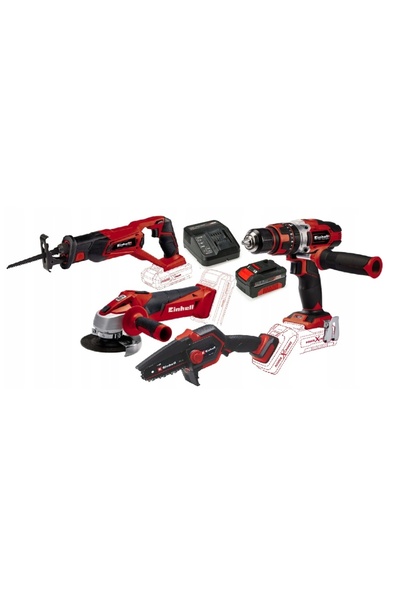 NO BRAND EINHELL SET DE SCULE ELECTRICE POLIZOR ȘURUBELNIȚĂ 18V 4AH ȘI ALTE U...