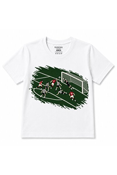 Rabona Fashion Tricou pentru copii cu grafică de fotbal: Scenă de gol în ulti...