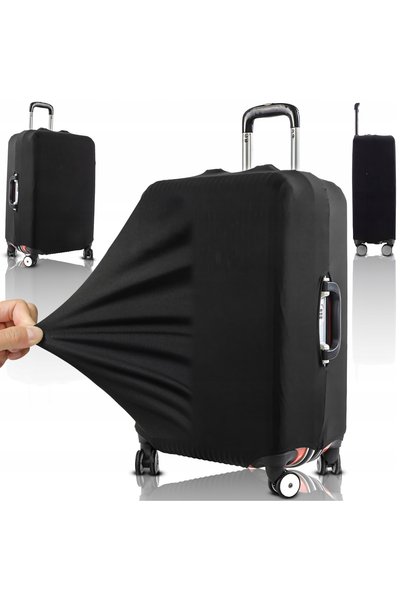 Retoo Husă de protecție pentru bagaje de călătorie 62x43x27 Negru M