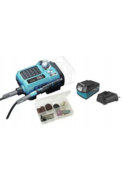NO BRAND DEDRA Polizor mini fără fir KIT BATERIE 4AH 18V SAS+ DED6903