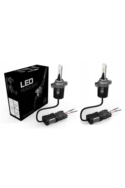 NO BRAND Becuri LED auto MINI H16 5202 B6 48W 12V 24V CANBUS cu ventilator 2 ...