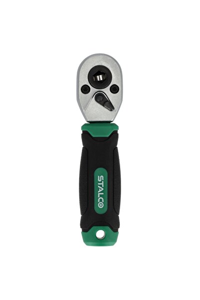 Stalco Cheie cu clichet pentru biți și tubulare 1/4” 72 dinți 105mm s-54104