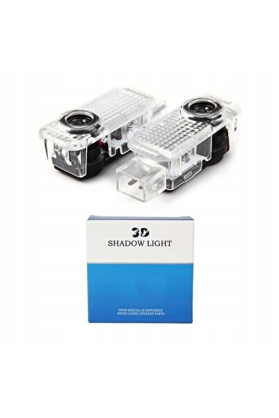 NO BRAND 2x LUMINI DE PROIECTARE LOGO LED MERCEDES Clasa E W211 2002-09 CLS 2...