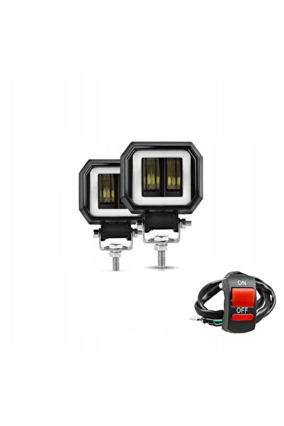 NO BRAND 2x PROIECTOR MOTOR/ATV, LAMPĂ DE LUCRU HALOGEN, INEL LED CREE A09 20W