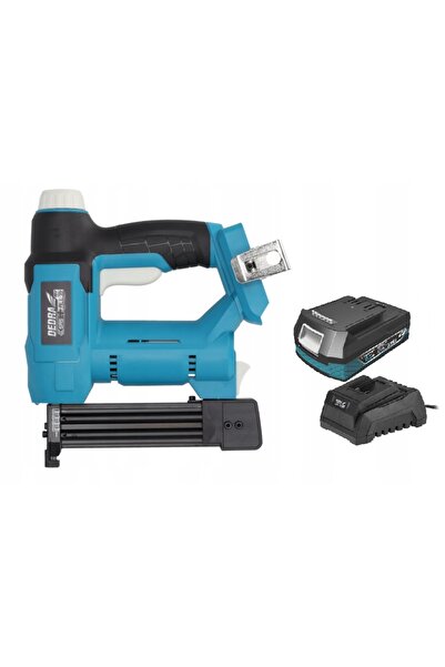 NO BRAND Aparat de capsat și cuie DEDRA, KIT BATERIE 2AH 2-în-1 18V SAS+ALL D...