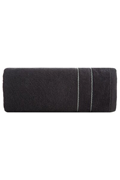 Eurofirany Prosop de baie Eurofirany, 70x140cm, negru, bordura din velur, 500...