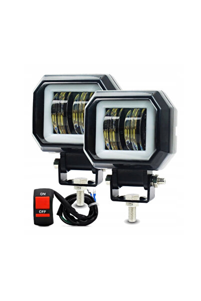 NO BRAND 2x PROIECTOR MOTOR/ATV, LAMPĂ DE LUCRU HALOGEN, INEL LED CREE A09 20W