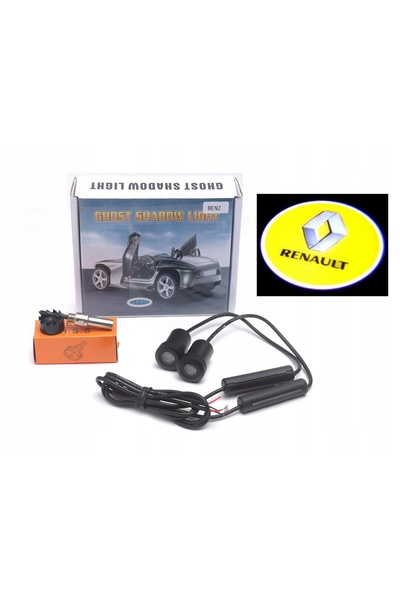 NO BRAND LUMINĂ DE PROIECȚIE LOGO LED HD 3D PENTRU TOATE MODELELE RENAULT LAG...