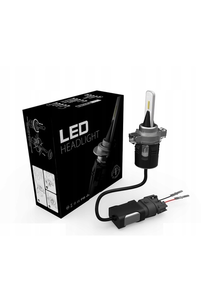 NO BRAND Bec LED MINI Motocicletă H16 5202 B6 48W 12V 24V CANBUS cu ventilato...