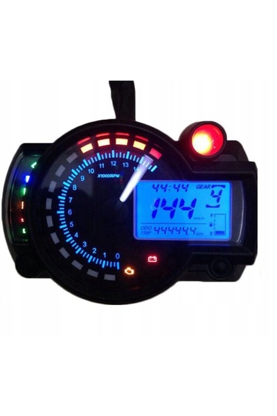 NO BRAND Contor digital universal LCD pentru motocicletă și ATV