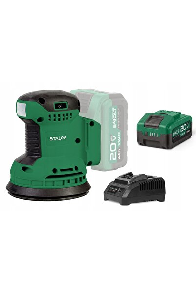 Stalco ESS20 polizor excentric KIT BATERIE 4AH 20V S050497343