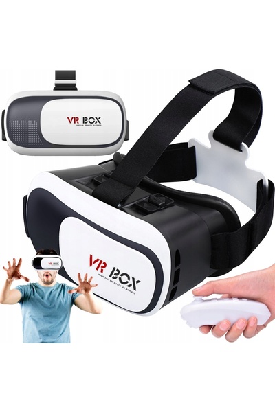 Retoo Ochelari VR 3D GOOGLE pentru telefon, set controler BT de realitate vir...