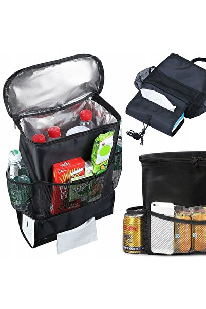 Retoo Organizator termic pentru scaun auto, negru