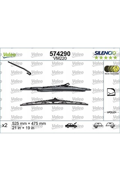 VALEO Lamelă ștergător VAL574290