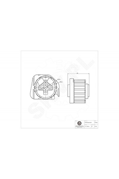 ESEN SKV Tampon cutie de viteze BMW X5 X6 spate 22114088520