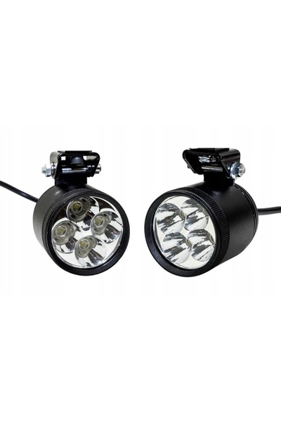 NO BRAND 2x LUMINĂ DE LUCRU PROIECTOR HALOGEN PROIECTOR DE LUMINĂ LATEĂ MOTOC...