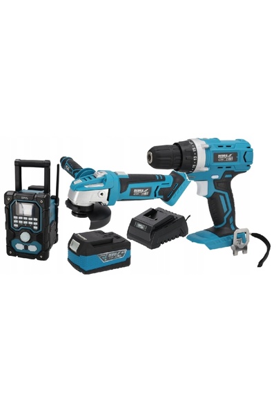 NO BRAND SET DE SCULE ELECTRICE DEDRA 18V POLIZOR RADIO 4AH SAS+ALL ȘI MAI MULT