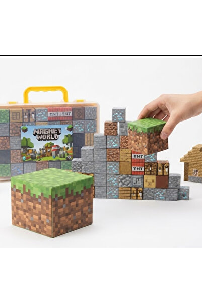 TREND MIX Creative Magnetic Building Blocks Minecrafted Design