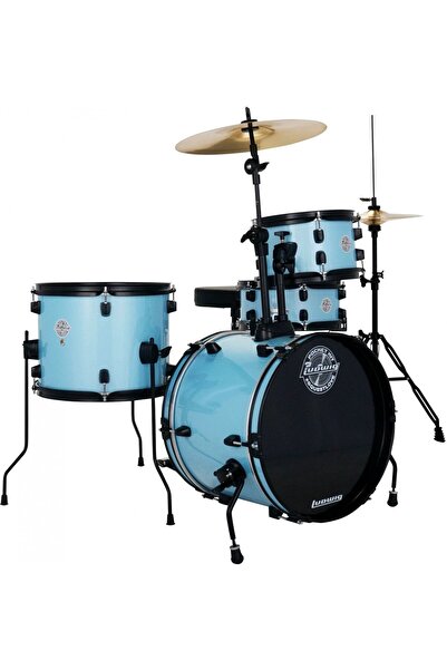 LC178X0C8 Pocket Kit Crystal Blue Sparkle Çocuk Davul Seti