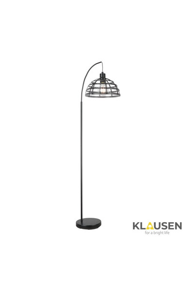 Klausen Lustră Just KL107011, cu întrerupător, 1xE27, negru antracit, IP20