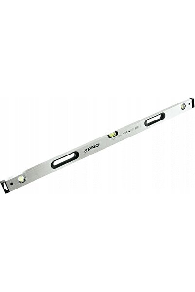 PRO PRO800 nivelă frezată vopsită alb cu mâner și nivelă cu bulă 2% 80 cm