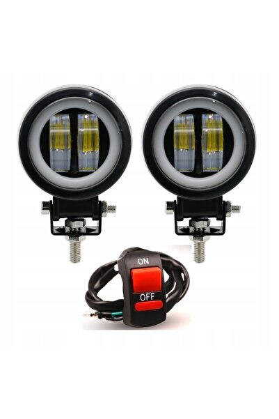 NO BRAND Reflector Halogen Lampă LED CREE Inelară A09 Motocicletă Quad Comuta...
