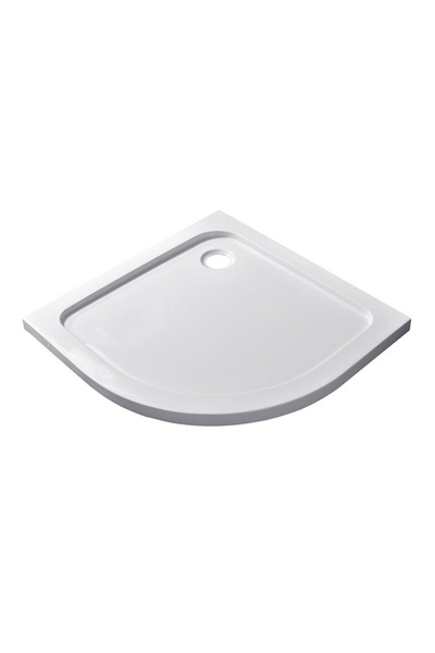 regata Tavă de duș semicirculară din acril Slim Bella, 90 x 90 x 5 cm