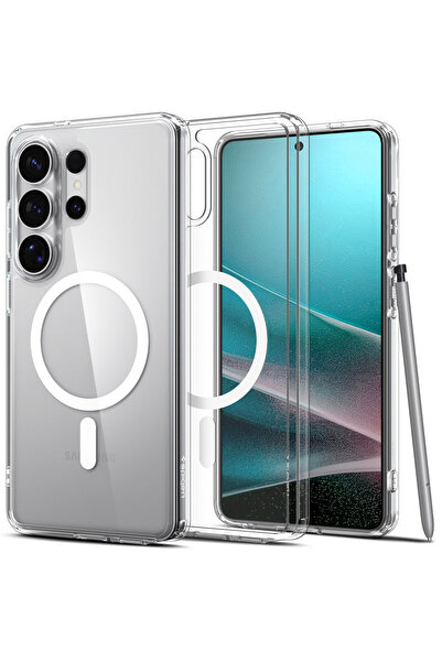 Spigen Husă pentru Samsung Galaxy S26 Ultra Ultra Hibridă MagSafe transparent...