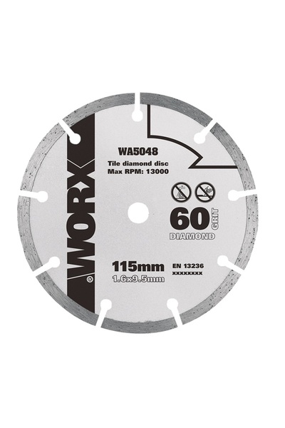 Generic Brand Disc diamantat pentru plăci ceramice WA5048 115mm