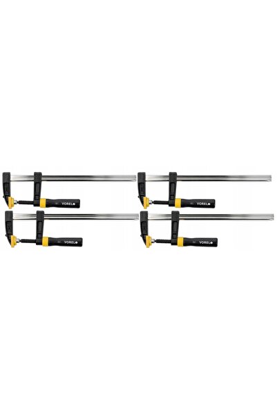 Vorel Set cleme pentru prelucrarea lemnului 300x50MM plastic 37104 X4