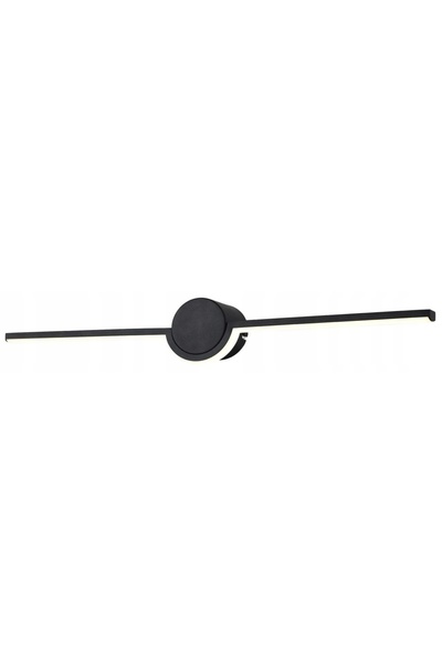 Reality Lampă de perete LED pentru baie, neagră, 8W, ALMYRIDA