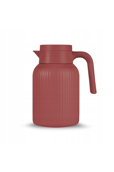Sagaform TRINE 1.5L Carafă termică roșu închis, din oțel inoxidabil